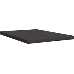 vidaXL Vouwbare Bankbed 140 x 67 x 15 cm Donkergrijs