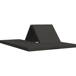 vidaXL Vouwbare Bankbed 140 x 67 x 15 cm Donkergrijs