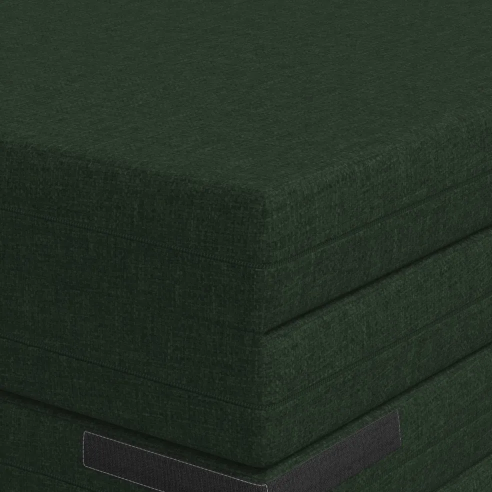vidaXL Vouwbare Bankbed 75 x 63 x 45 cm Zwart
