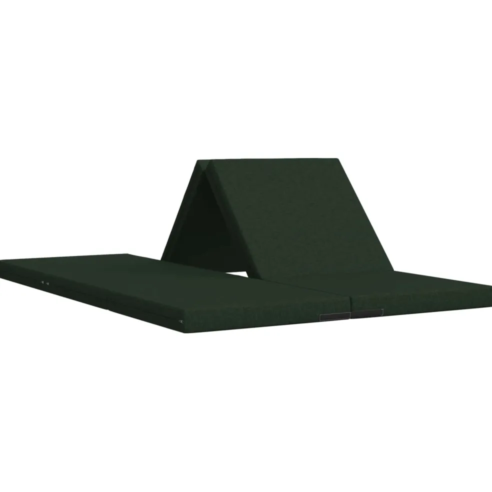 vidaXL Vouwbare Bankbed 75 x 63 x 45 cm Zwart
