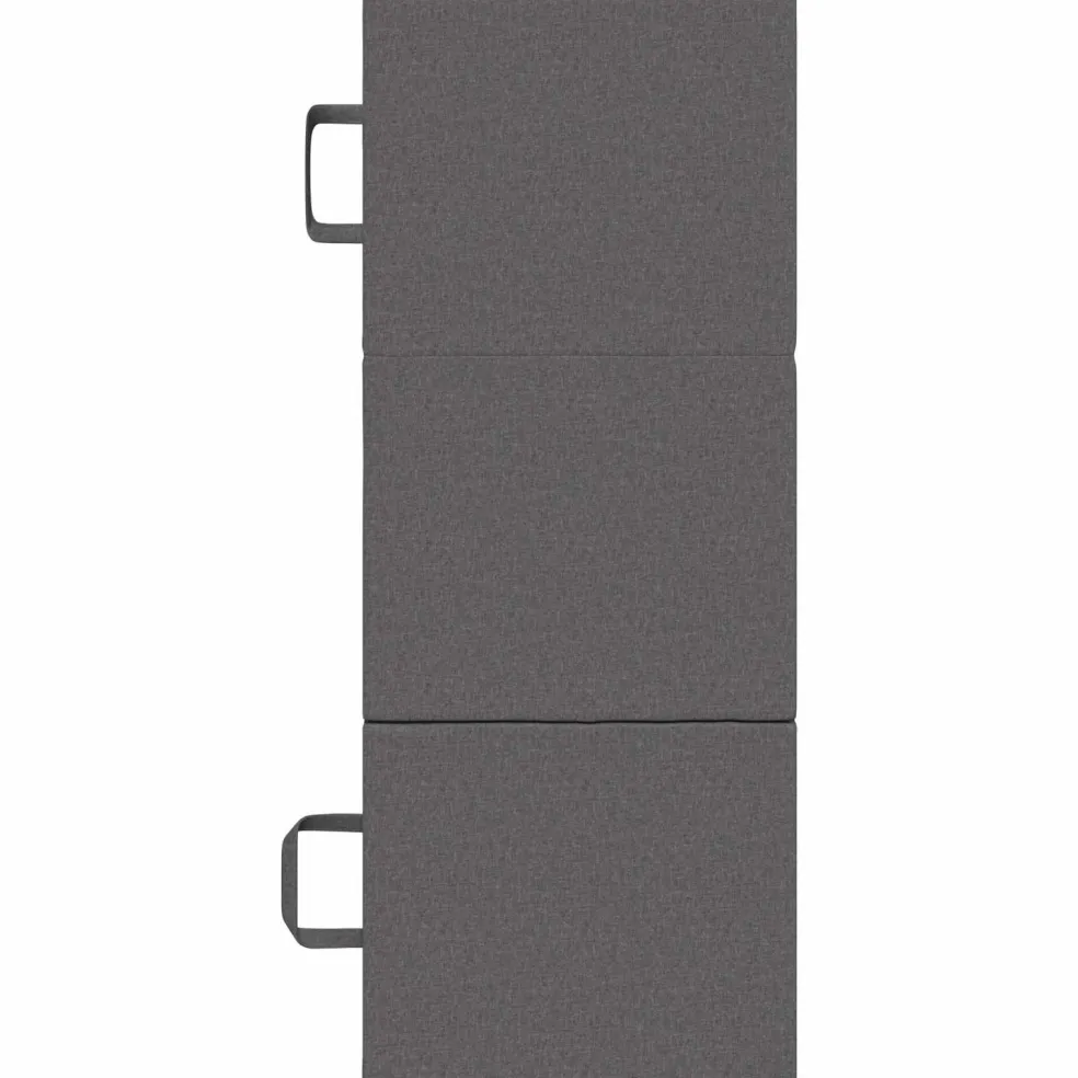 vidaXL Vouwbare Bankbed 75 x 63 x 45 cm Lichtgrijs