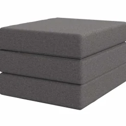 vidaXL Vouwbare Bankbed 75 x 63 x 45 cm Lichtgrijs