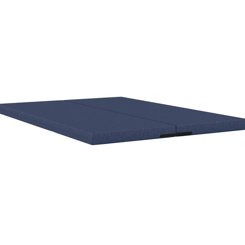 vidaXL Vouwbare Bankbed 140 x 67 x 15 cm Blauw