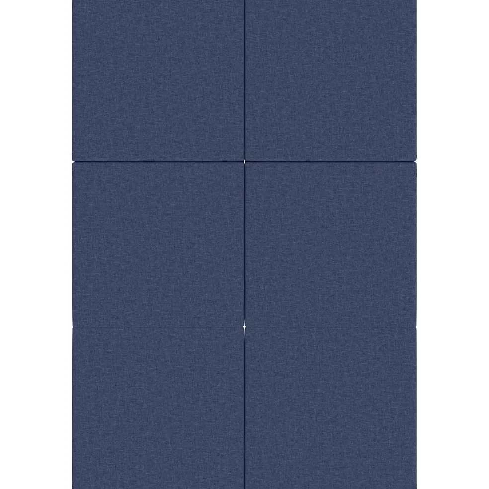 vidaXL Vouwbare Bankbed 140 x 67 x 15 cm Blauw