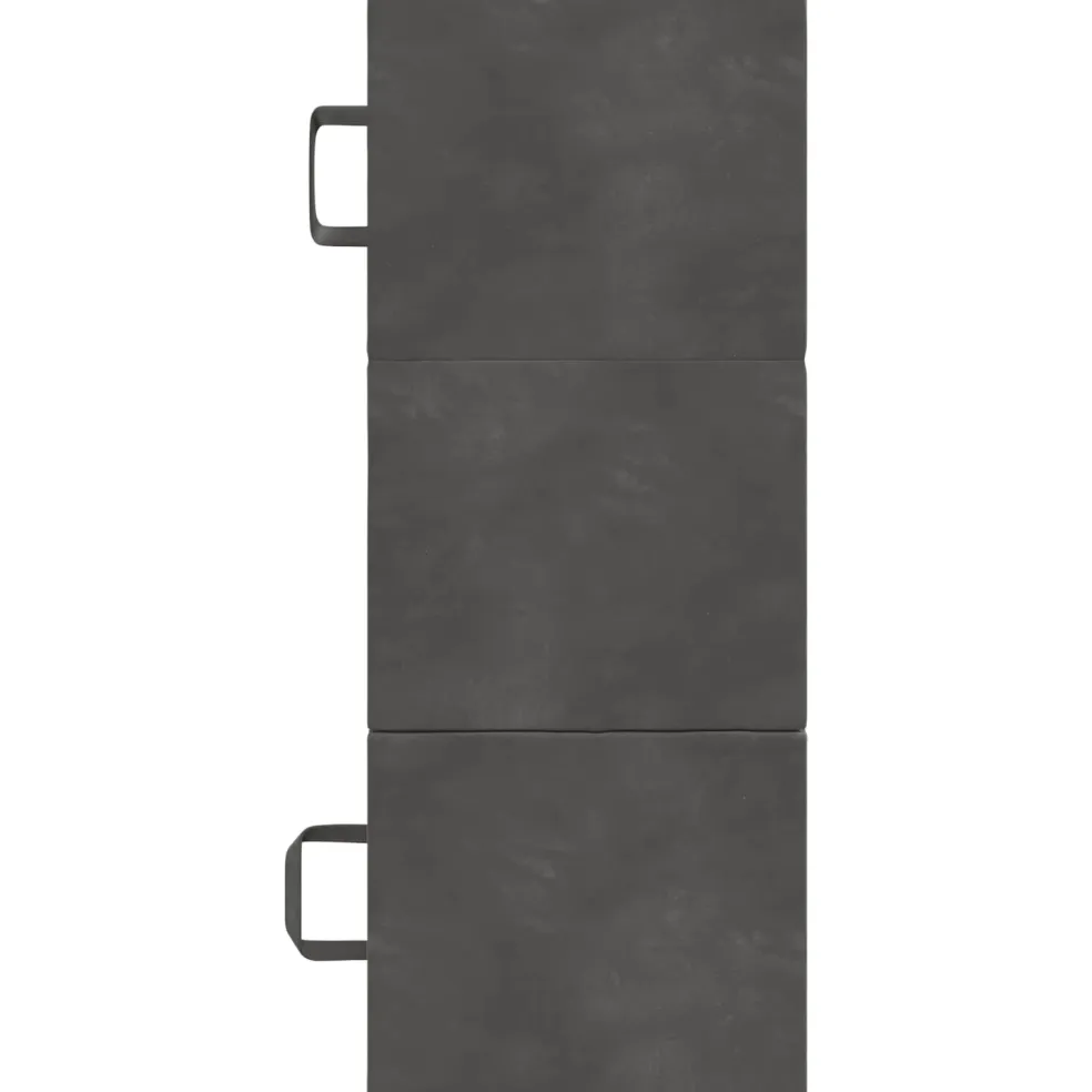 vidaXL Vouwbare Bankbed 75 x 63 x 45 cm Donkergrijs