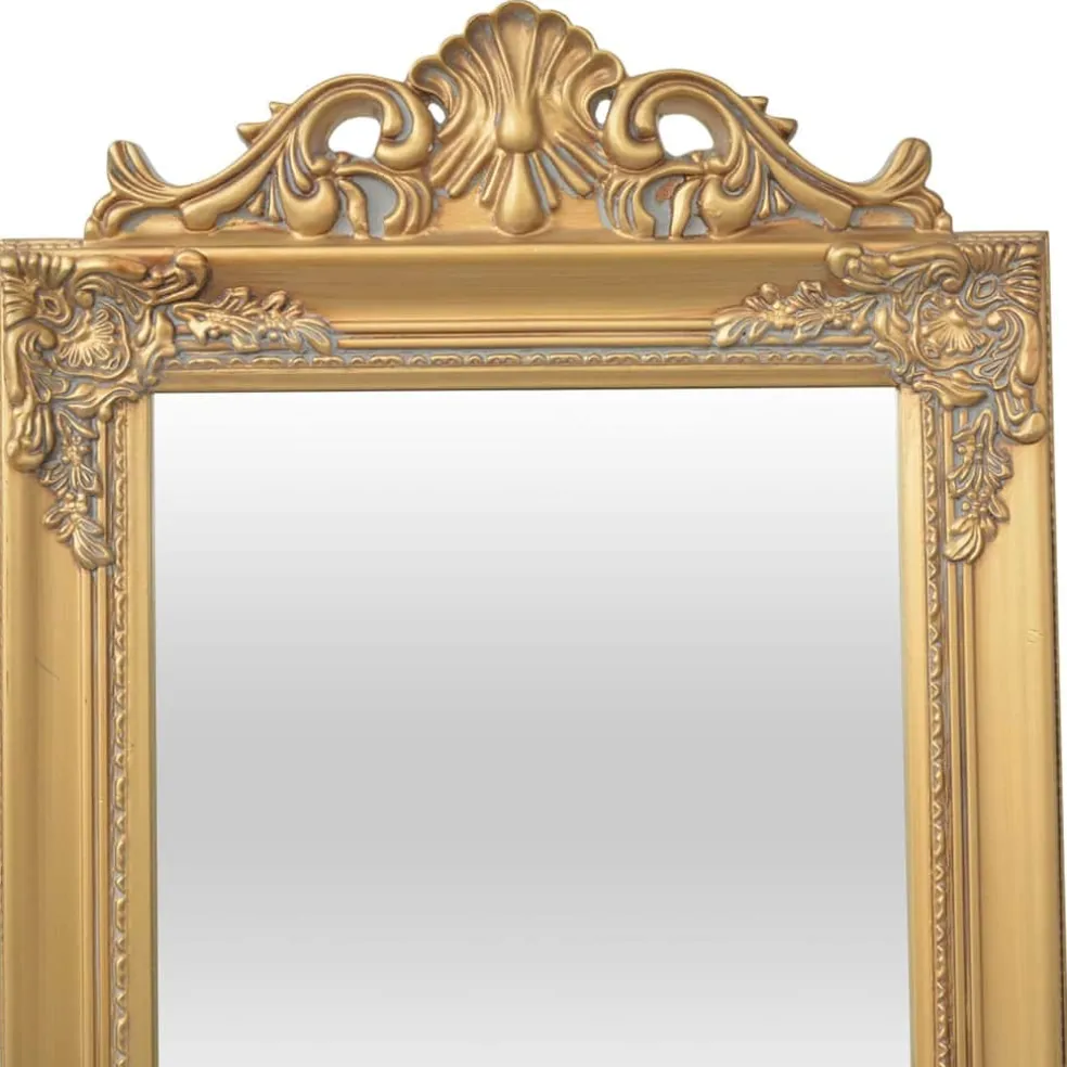 vidaXL Vrijstaande spiegel Barok 160x40cm goud