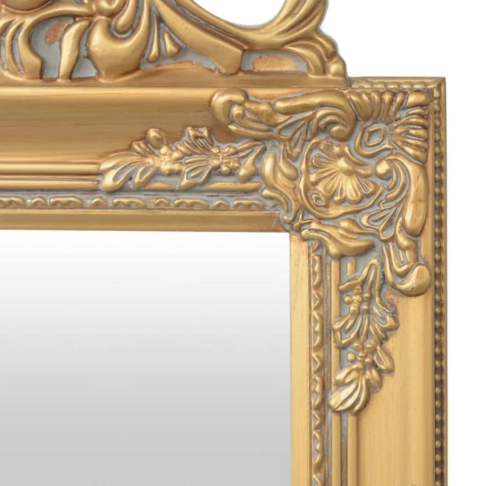 vidaXL Vrijstaande spiegel Barok 160x40cm goud