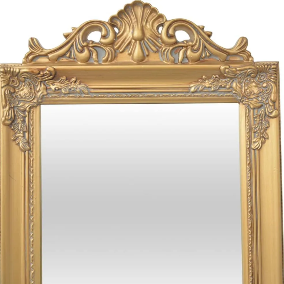 vidaXL Vrijstaande spiegel Barok 160x40cm goud