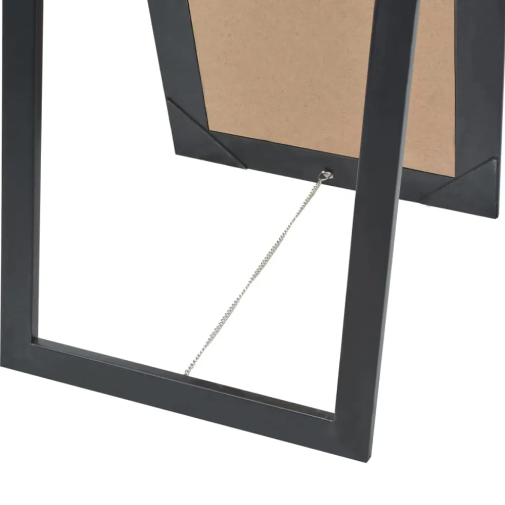 vidaXL Vrijstaande spiegel Barokstijl 160x40cm zwart