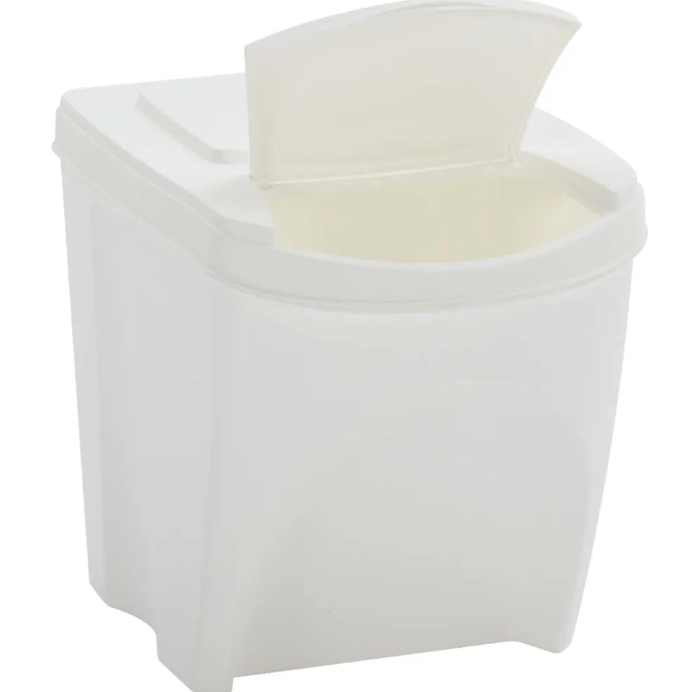 vidaXL Vuilnisbakken 4 st stapelbaar 100 L polypropeen wit