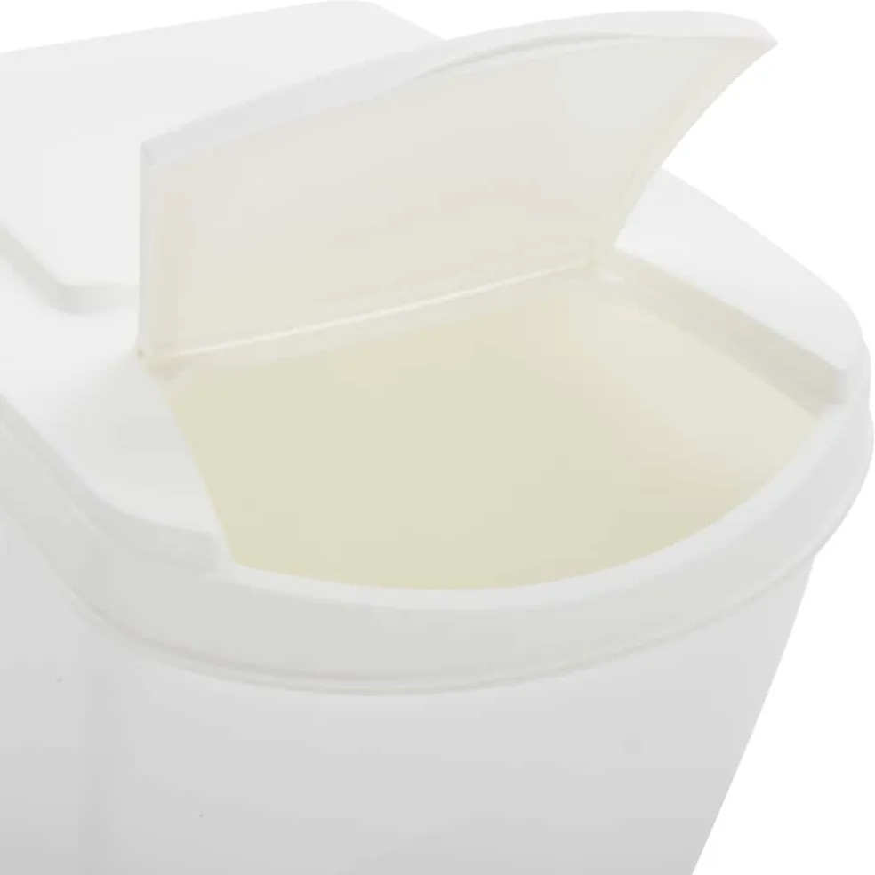 vidaXL Vuilnisbakken 4 st stapelbaar 100 L polypropeen wit