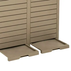 vidaXL Vuilnisbak voor buiten 78x41x86 cm polypropeen lichtbruin