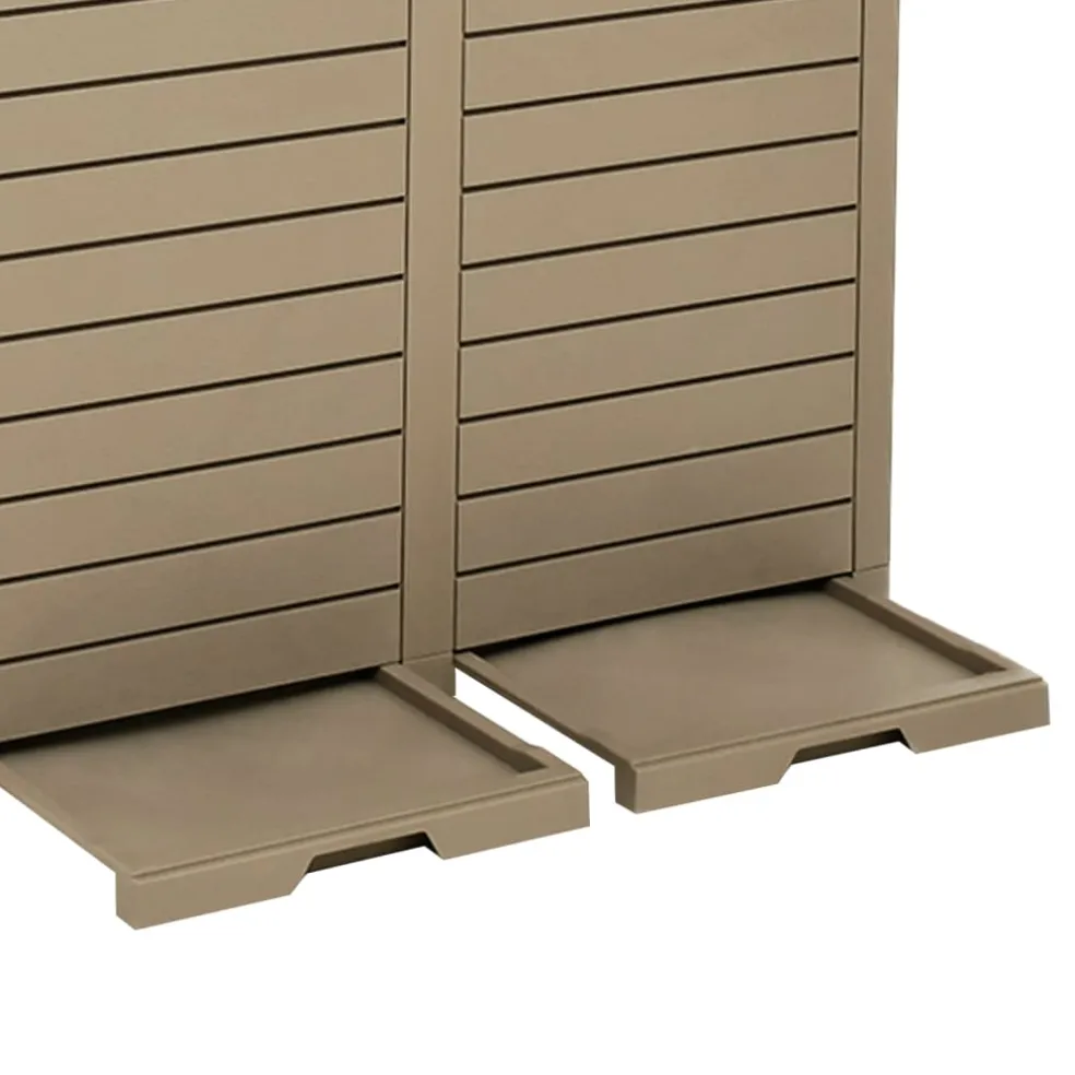 vidaXL Vuilnisbak voor buiten 78x41x86 cm polypropeen lichtbruin