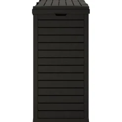 vidaXL Vuilnisbak voor tuin 78x41x86 cm polypropeen zwart