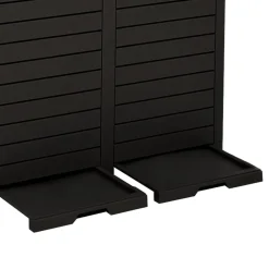 vidaXL Vuilnisbak voor tuin 78x41x86 cm polypropeen zwart