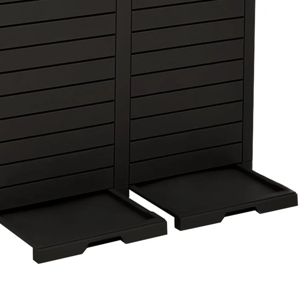 vidaXL Vuilnisbak voor tuin 78x41x86 cm polypropeen zwart
