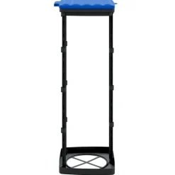vidaXL Vuilniszakhouders 2 st 120 L PP zwart en blauw