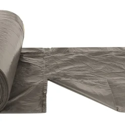 vidaXL Vuilniszakken met trekkoorden 250 st 60 l zwart