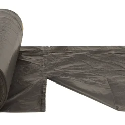 vidaXL Vuilniszakken met trekkoorden 250 st 120 l zwart