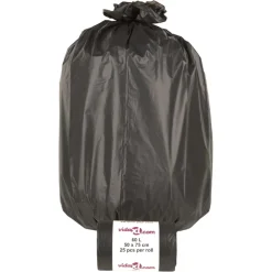 vidaXL Vuilniszakken 250 st 60 l zwart