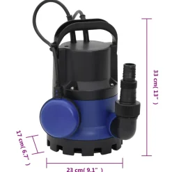 vidaXL Vuilwaterpomp elektrisch onderdompelbaar 400 W