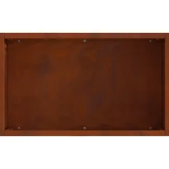 vidaXL Vuurkom Bruin 50 x 30 x 40 cm Staal