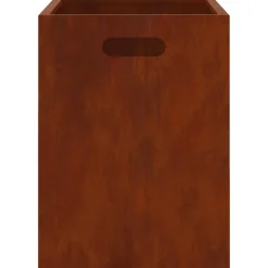 vidaXL Vuurkom Bruin 50 x 30 x 40 cm Staal