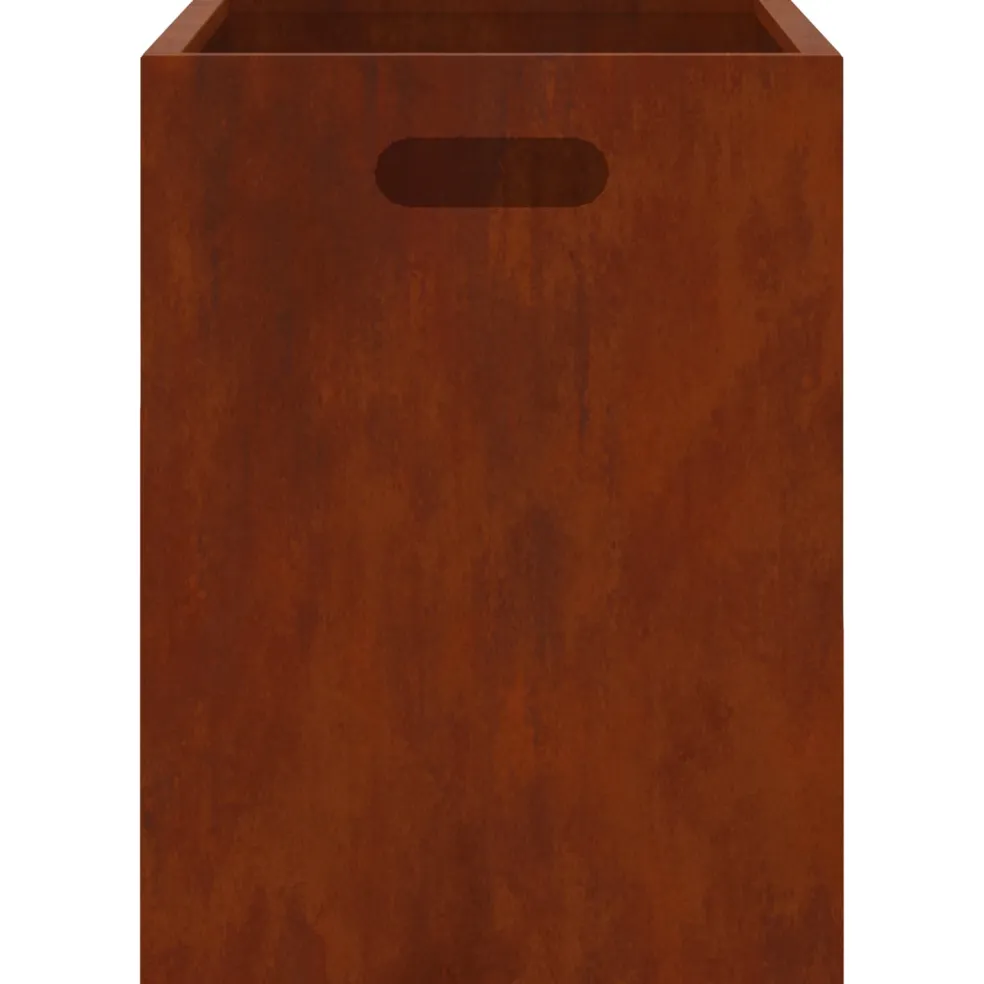 vidaXL Vuurkom Bruin 50 x 30 x 40 cm Staal