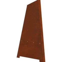 vidaXL Vuurkom Roestig 50 x 50 x 95 cm Cortenstaal