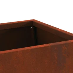vidaXL Vuurkom Roestig 60 x 35 x 100 cm weervast staal