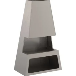 vidaXL Vuurkom Roestig 60 x 35 x 100 cm weervast staal