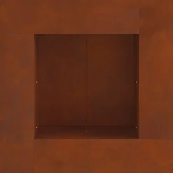 vidaXL Vuurkom Roestig 60 x 60 x 30 cm weervast staal