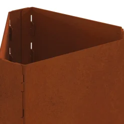 vidaXL Vuurkom Roestkleurig 35 x 35 x 100 cm