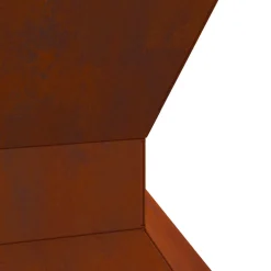 vidaXL Vuurkom Roestkleurig 50 x 50 x 40 cm