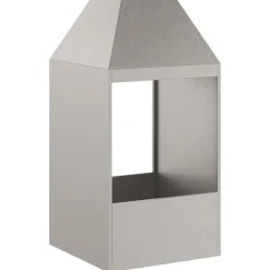 vidaXL Vuurkom Roestkleurig 50 x 50 x 100 cm weervast staal