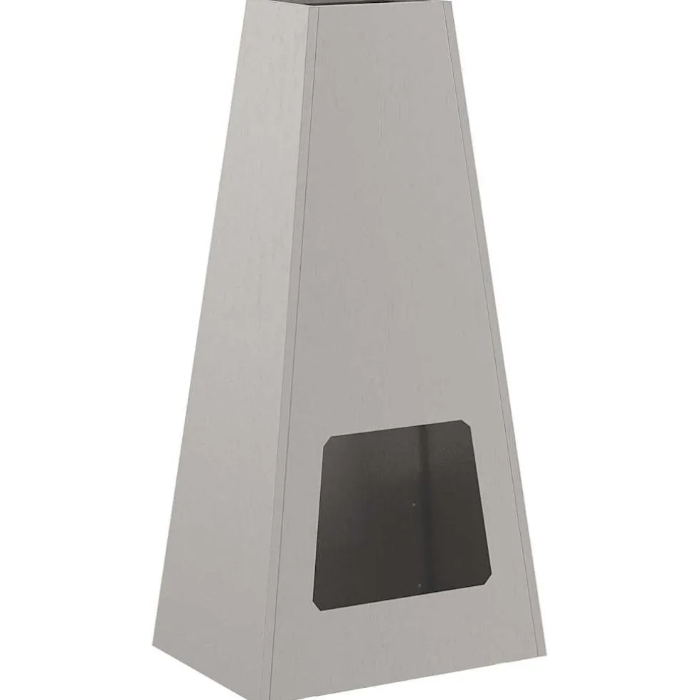 vidaXL Vuurkom Roestkleurig 50 x 35 x 100 cm weervast staal