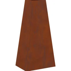 vidaXL Vuurkom Roestkleurig 50 x 35 x 100 cm weervast staal