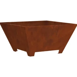 vidaXL Vuurkom Roestkleurig 60 x 60 x 30 cm