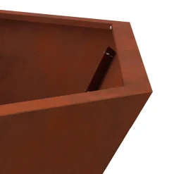 vidaXL Vuurkom Roestkleurig 75 x 75 x 28 cm