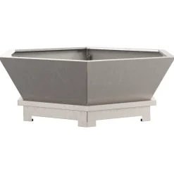 vidaXL Vuurkom Roestkleurig 75 x 75 x 28 cm