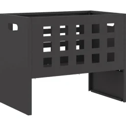 vidaXL Vuurkom Zwart 50 x 30 x 40 cm Staal