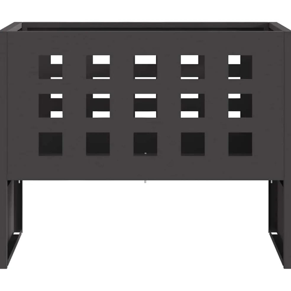 vidaXL Vuurkom Zwart 50 x 30 x 40 cm Staal