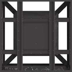 vidaXL Vuurkom Zwart 60 x 60 x 30 cm weervast staal