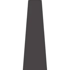 vidaXL Vuurkom Zwart 50 x 35 x 100 cm weervast staal