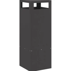 vidaXL Vuurkom Zwart 50 x 50 x 38 cm weervast staal