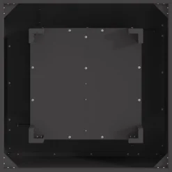 vidaXL Vuurkom Zwart 60 x 60 x 30 cm weervast staal