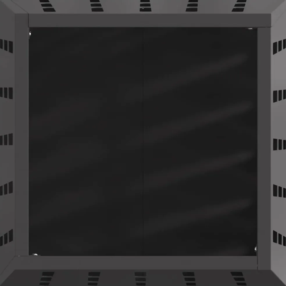 vidaXL Vuurkom Zwart 50 x 50 x 70 cm weervast staal