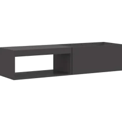 vidaXL Vuurkom Zwart 160 x 45 x 35 cm weervast staal