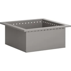 vidaXL Vuurkorfring Roestkleurig 60 x 60 x 25 cm weervast staal