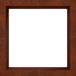 vidaXL Vuurkorfring Roestkleurig 90 x 90 x 25 cm weervast staal